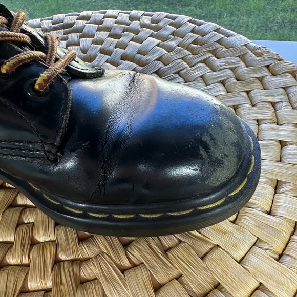 Dr Martens Black Leather Ankle Boots Classic Lace Up Combat Grunge size 7 mens - Picture 9 of 14